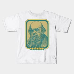 Paul Verlaine /// Retro Style Fan Aesthetic Design Kids T-Shirt